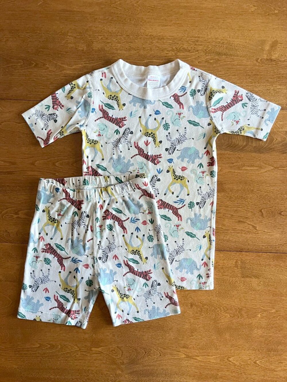 Hanna Andersson jungle animal pajamas 140